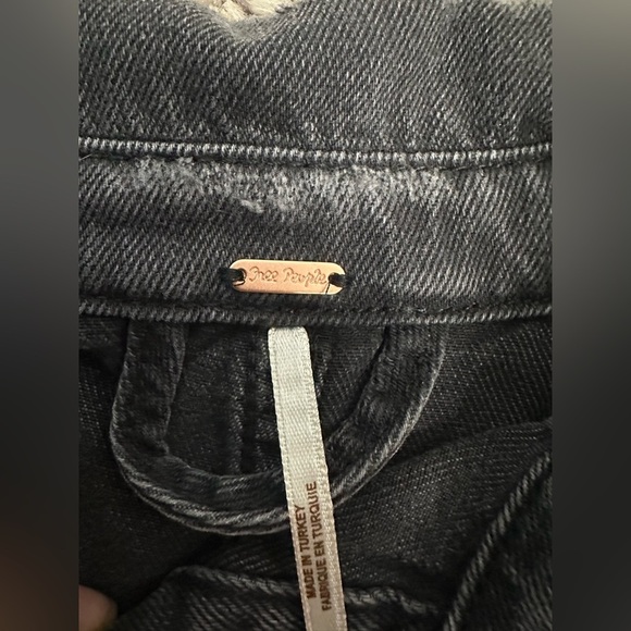 Free People Moonchild Denim Shirt Jacket size XS - Picture 9 of 12